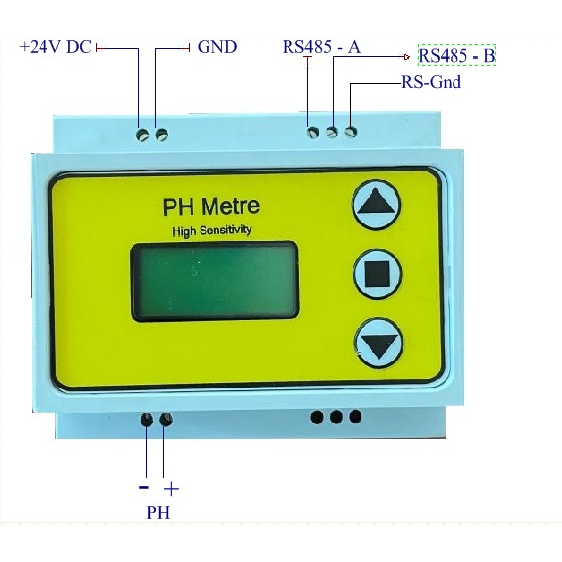 pH Metre transmitter (RS485 Modbus Rtu) Endüstriyel ve Tarımsal